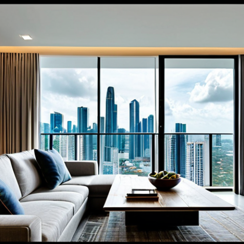 Home 4 **
"A modern apartment in Panama City with a balcony overlooking the skyline, fully furnished, safe for work, appropriate content, family-friendly, perfect anatomy, natural proportions, professional interior photography, showcasing comfortable living, well-lit, depicting a positive lifestyle in Panama."
**