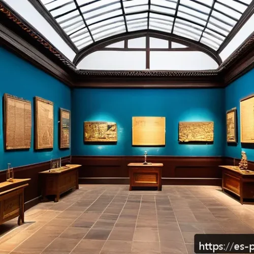 미라플로레스 방문자 센터 - A vibrant museum interior in Miraflores, Lima, showcasing historical exhibitions with ancient maps, ...