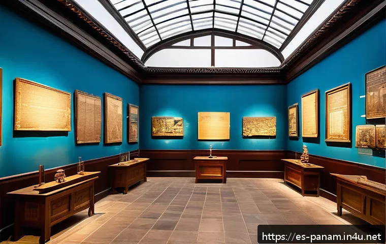 미라플로레스 방문자 센터 - A vibrant museum interior in Miraflores, Lima, showcasing historical exhibitions with ancient maps, ...